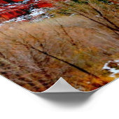 Kathedrale Felsen im Schnee Poster (Ecke)