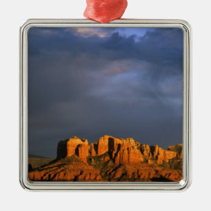 Kathedrale Felsen in Sedona Arizona Silbernes Ornament