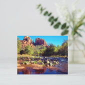 Kathedrale Felsen reflektieren aus Eichengracht Postkarte (Stehend Vorderseite)