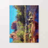 Kathedrale Felsen reflektieren aus Eichengracht Puzzle (Vertikal)