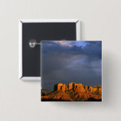 Kathedrale Felsen von Sedona Arizona Button (Vorne & Hinten)