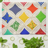 Kathedrale Fenstermuster Geschirrtuch (Gefaltet)