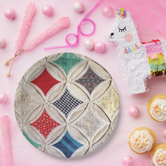 Kathedrale Fenstermuster Pappteller (Party)