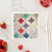 Kathedrale Fenstermuster Serviette (Beispiel)