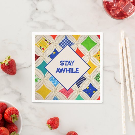 Kathedrale Fenstermuster Serviette (Beispiel)