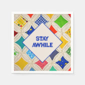 Kathedrale Fenstermuster Serviette (Vorderseite)