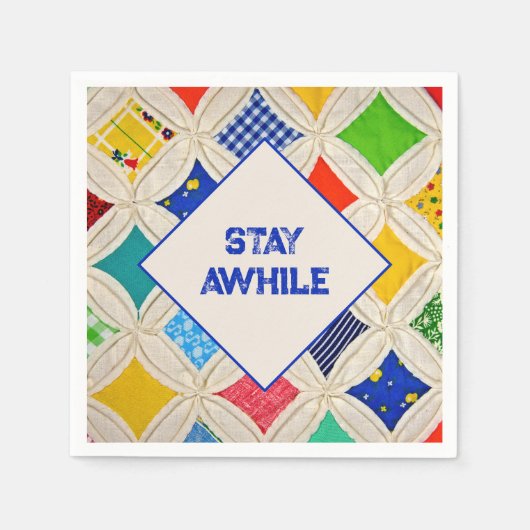 Kathedrale Fenstermuster Serviette (Vorderseite)