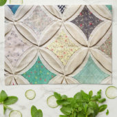 Kathedrale Fensterrahmen Geschirrtuch (Gefaltet)