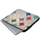 Kathedrale Fensterrahmen Laptopschutzhülle (Vorne Knopf)