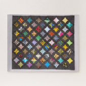 Kathedrale Fensterrahmen Puzzle (Horizontal)