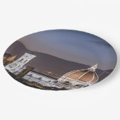 Kathedrale - Florenz Italien Pappteller (Schrägansicht)