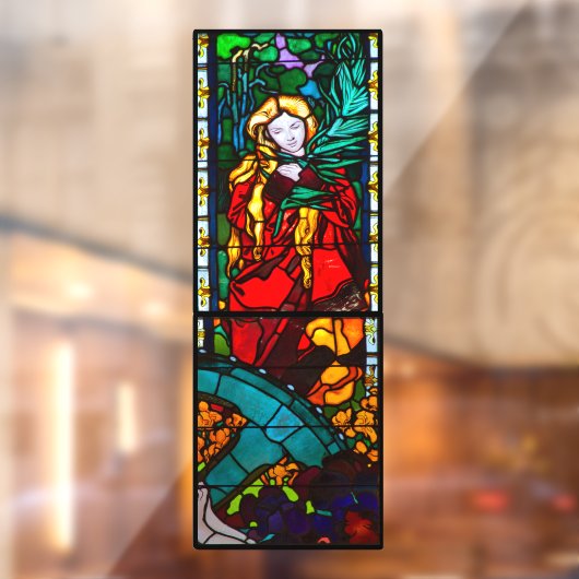 Kathedrale Freiburg St. Catherine Festglass 1300 Fensteraufkleber (Blatt 2)