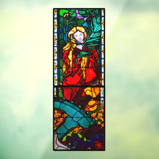 Kathedrale Freiburg St. Catherine Festglass 1300 Fensteraufkleber (Blatt 3)