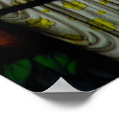 KATHEDRALE GLASFENSTER POSTER (Ecke)