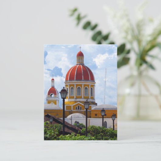 Kathedrale Granada hell Postkarte (Stehend Vorderseite)