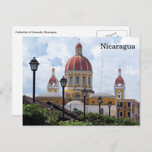 Kathedrale Granada Postkarte (Vorne/Hinten)