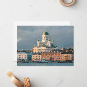 Kathedrale Helsinki, Finnland Mitteilungskarte (Vorderseite/Rückseite Beispiel)