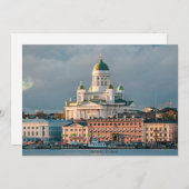 Kathedrale Helsinki, Finnland Mitteilungskarte (Vorne/Hinten)