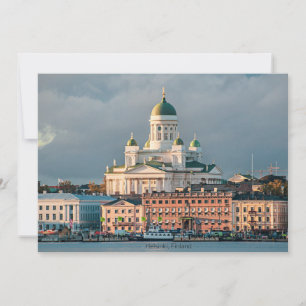 Kathedrale Helsinki, Finnland Mitteilungskarte
