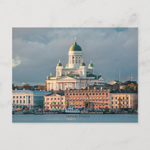Kathedrale Helsinki, Finnland Postkarte