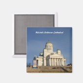Kathedrale Helsinki Lutheran Magnet (Vorderseite/Rückseite)