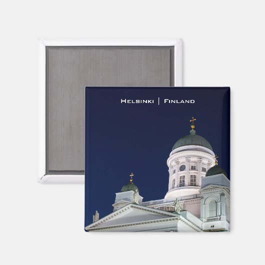 Kathedrale Helsinki Magnet (Vorderseite/Rückseite)
