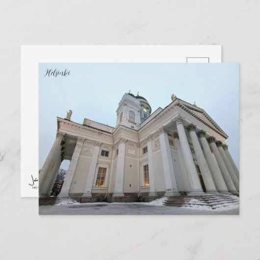 Kathedrale Helsinki Postkarte (Vorne/Hinten)