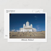 Kathedrale Helsinki Postkarte (Vorne/Hinten)