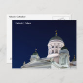 Kathedrale Helsinki Postkarte (Vorne/Hinten)