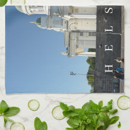 Kathedrale Helsinki Teetuch Geschirrtuch (Gefaltet)