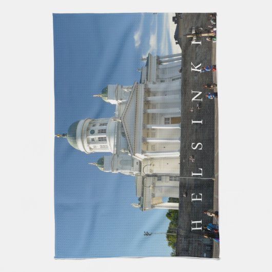 Kathedrale Helsinki Teetuch Geschirrtuch (Vertikal)