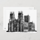 Kathedrale Illustration Postkarte (Vorne/Hinten)