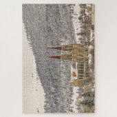 Kathedrale im gotischen Stil - 1014 Stück Puzzle (Vertikal)