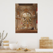 Kathedrale im Winterpalast Poster (Küche)