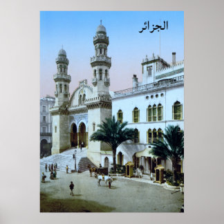 Kathedrale in Algier Poster