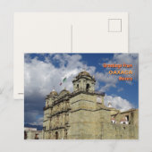 Kathedrale in Oaxaca, Mexiko Postkarte (Vorne/Hinten)