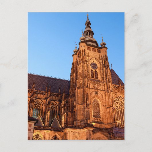 Kathedrale in Prag Postkarte (Vorderseite)