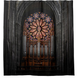 KATHEDRALE INNERHALB DUSCHVORHANG