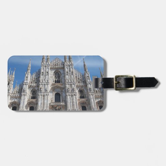 Kathedrale Italien Duomodi Mailands Mailand Gepäckanhänger (Vorderseite horizontal)
