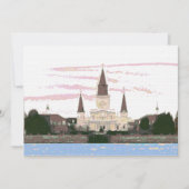 Kathedrale, Jackson Square, New Orleans Save The Date (Vorderseite)