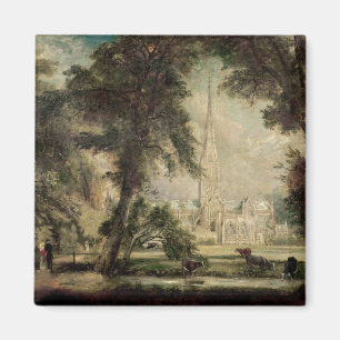 Kathedrale John Constables Salisbury vom Bish Magnet