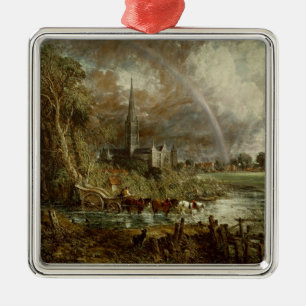 Kathedrale John Constables   Salisbury vom Met Ornament Aus Metall