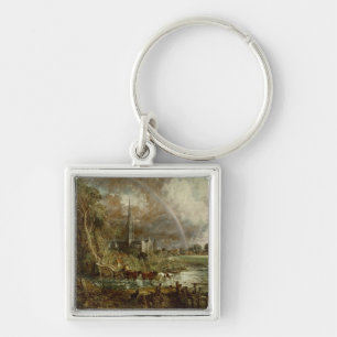 Kathedrale John Constables   Salisbury vom Met Schlüsselanhänger