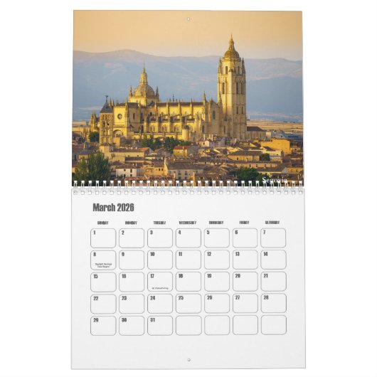 Kathedrale Kalender (Mär 2026)