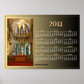 Kathedrale Kalender Poster (Vorne)