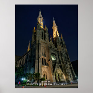 Kathedrale Katholische Kirche Neo Gotische Archite Poster