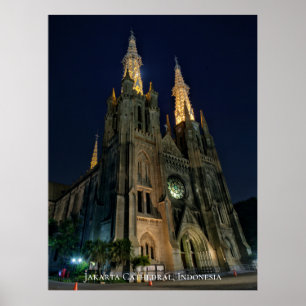 Kathedrale Katholische Kirche Neo Gotische Archite Poster