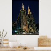 Kathedrale Katholische Kirche Neo Gotische Archite Poster (Küche)