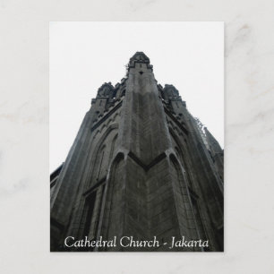 Kathedrale Kirche Jakarta Postkarte