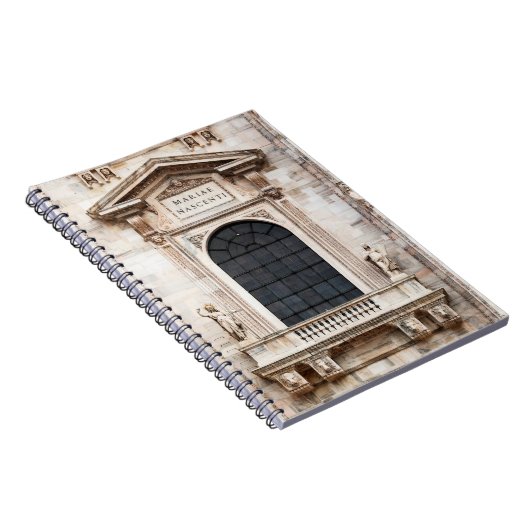 Kathedrale Kirche von Mailand. Schönes italienisch Notizblock (Rechte Seite)